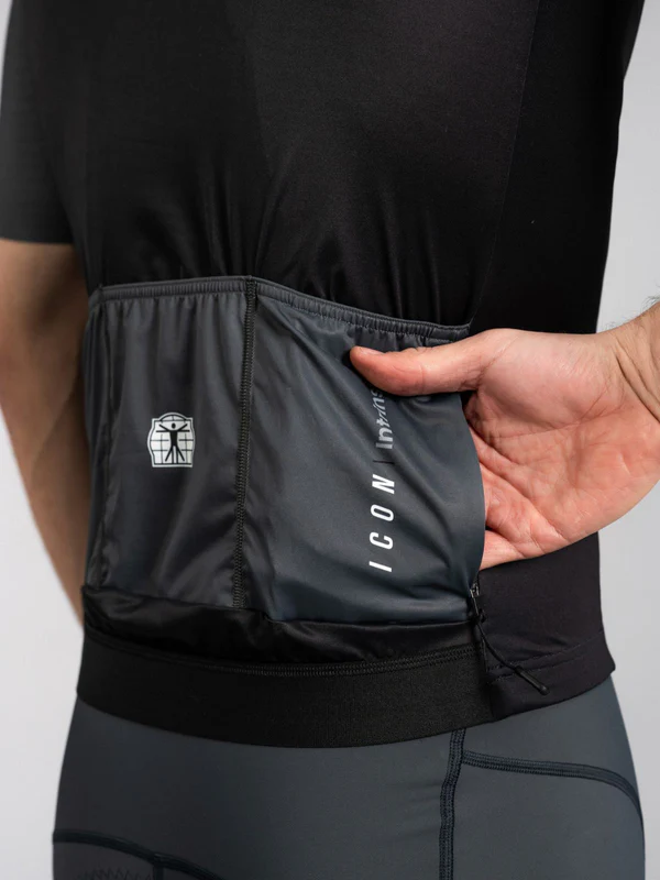 ICON JERSEY BLACK - ANTHRACITE