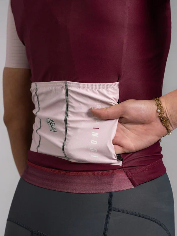 ICON JERSEY BORDEAUX - PINK WOMAN