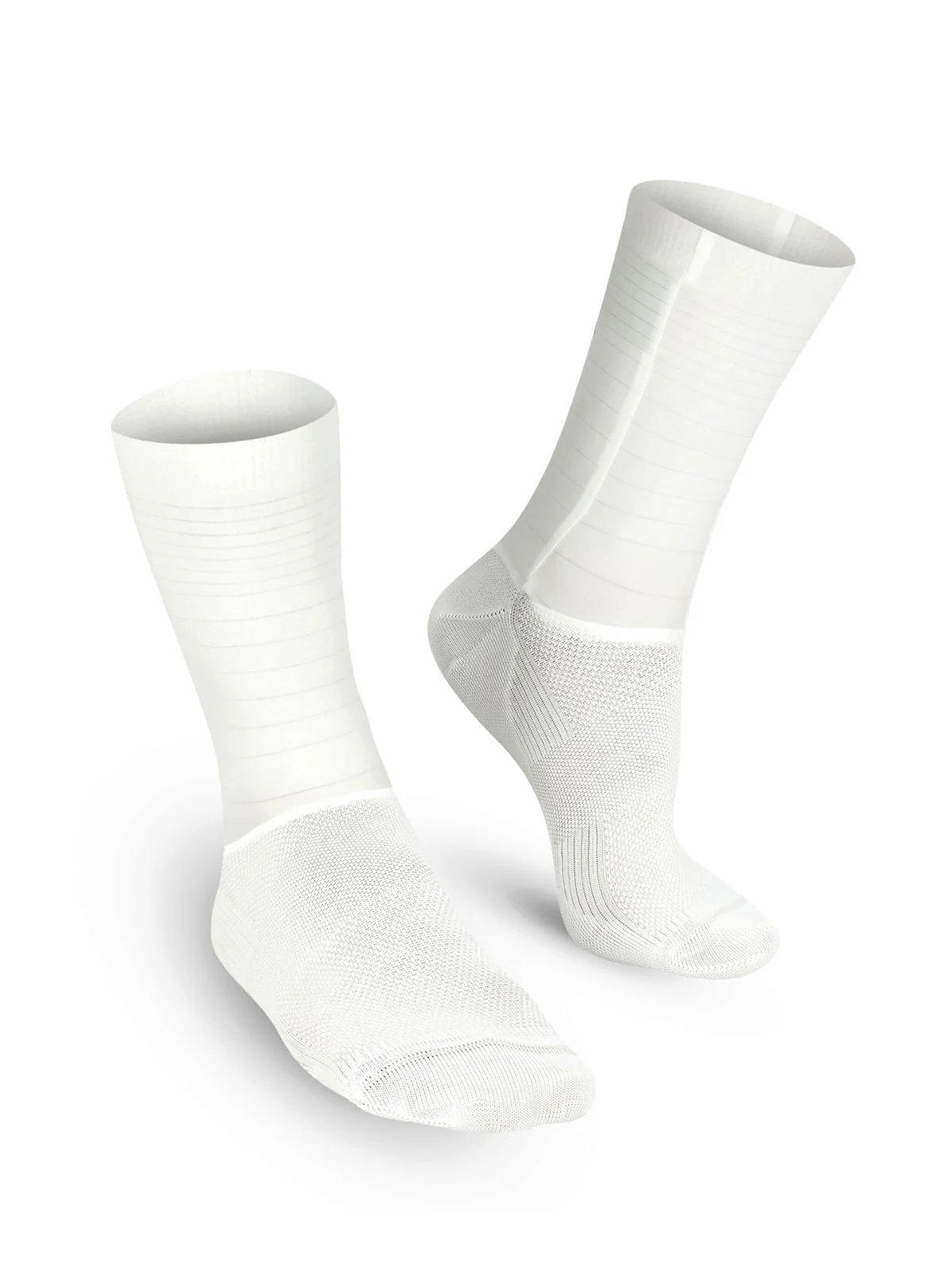 TechSocksWhite-PackshotFront MEDIAS TECH WHITE