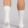 TechSocksWhite-SilhouetteBack MEDIAS TECH WHITE