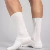 TechSocksWhite-SilhouetteSide MEDIAS TECH WHITE