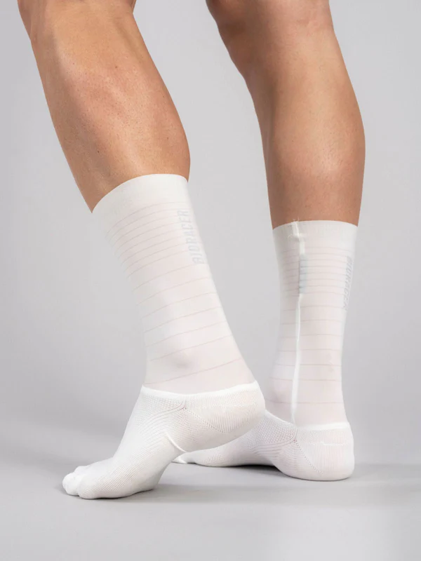 TechSocksWhite-SilhouetteSide MEDIAS TECH WHITE