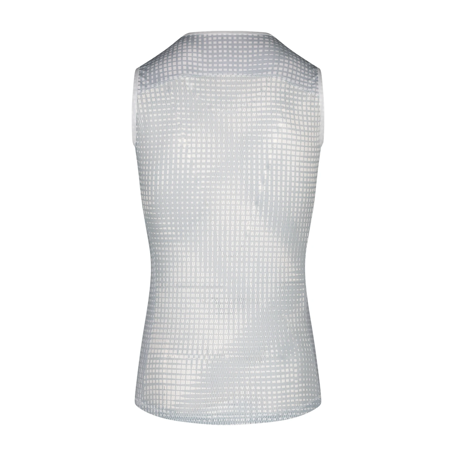 SLEEVELESS BREEZE BASE LAYER OP ART SKY GREY