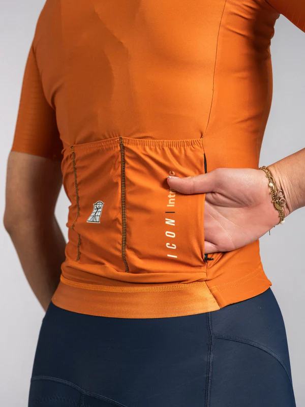 ICON JERSEY RUSTY OCHRE WOMAN